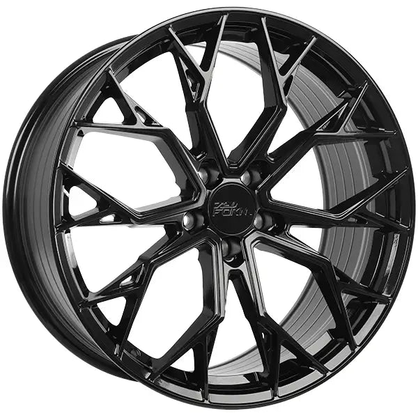 720 Form RF1 V 19x8.5 ET35 CB73.1 GLoss Black / Michelin X