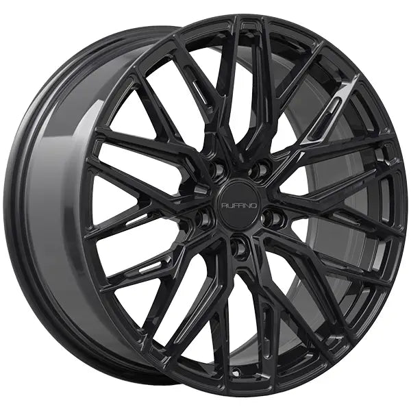 Ruffino Glory 19x8.5 ET35 73.1 Gloss Black / Michelin X Ice