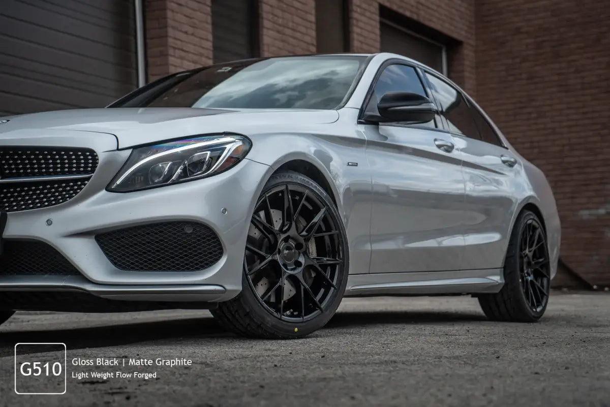 Mercedes C43 C450 Staggered 19 inch AMG Style Summer Tire