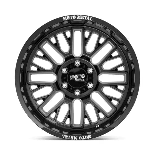 Moto Metal MO802 20X10.0 5x127 ET-18 CB71.5mm Gloss Black