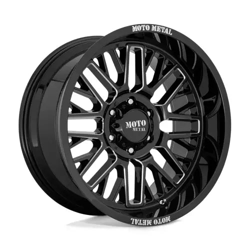 Moto Metal MO802 20X10.0 5x127 ET-18 CB71.5mm Gloss Black