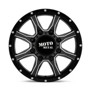 Moto Metal MO995 X 8x165.1 ET127 CB117.0mm Satin Black