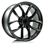 RAC TS3 18x8.5 + 35 CB64.1 Flow Formed Satin Black
