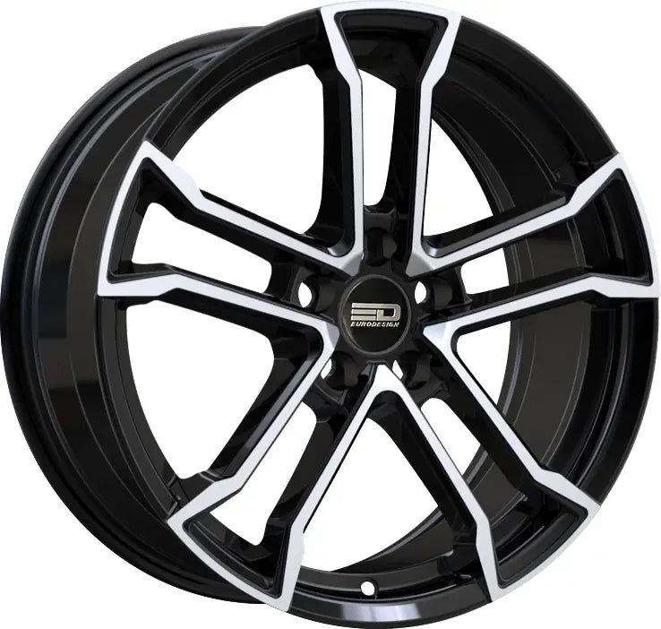 Euro Design Monaco 19x8.5 ET42 CB66.5 5/112 Gloss Black