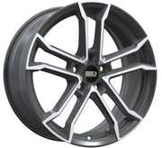 Euro Design Monaco 20x8.5 ET35 CB66.5 5/112 Gunmetal