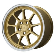 Motegi MR135 18X9.5 5x120 ET45 CB74.1mm Gold Center W/