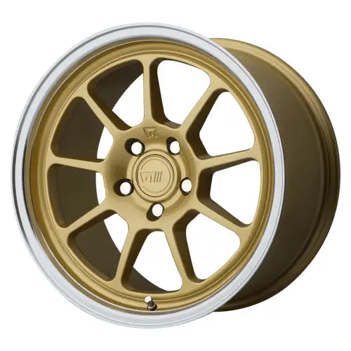 Motegi MR135 18X9.5 5x120 ET45 CB74.1mm Gold Center W/