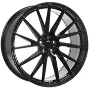 DAI CENTRAL 20x8.5 ET35 CB73.1 Gloss Black / Michelin X Ice