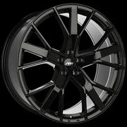 ART R224 20X9 5X112 + 35 66.5 Gloss Black / Michelin X ICE