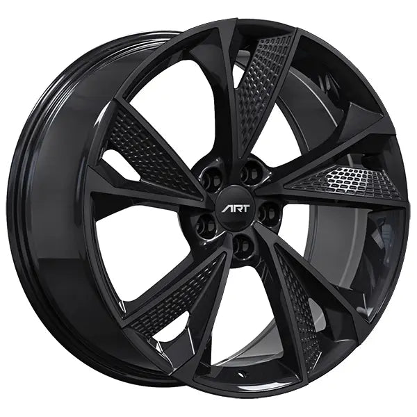 ART R231 20X9 5X112 + 25 66.5 Gloss Black / Michelin X ICE