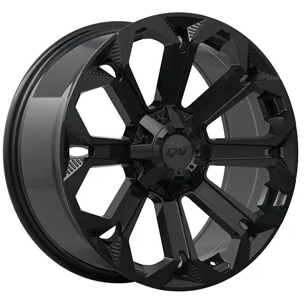 DAI ABYSS 18x9 6x139.7 ET12 CB108.1 Gloss Black / Michelin