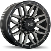Fast HD Menace 18x9 6x139.7 ET0 CB106.1 Gunmetal with Black