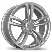 Fast Replika R163A 18x8.0 5x120mm ET35 CB72.6mm Gloss Silver
