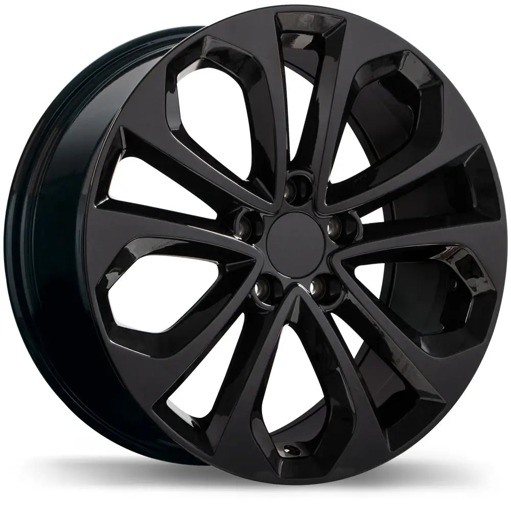 Fast Replika R191 18x8.0 5x114.3mm ET50 CB64.1mm Gloss Black