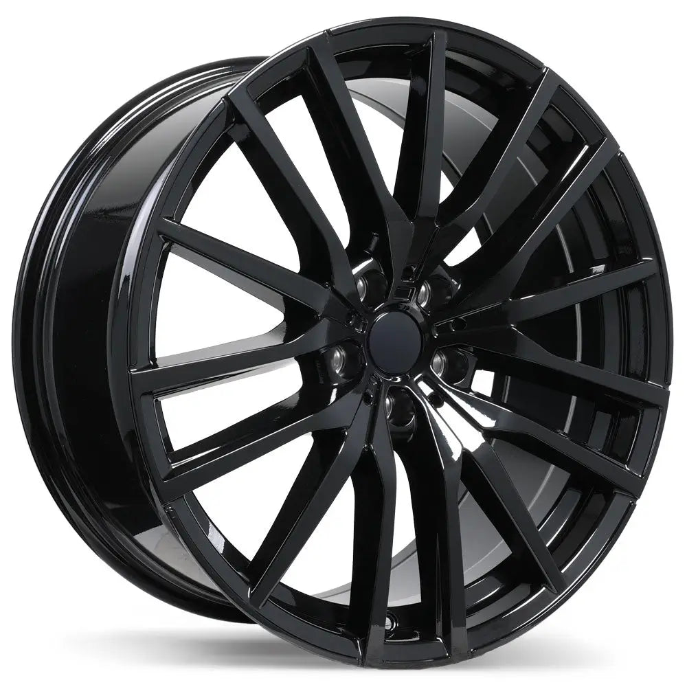 Fast Replika R233 22x9.5 5x112mmmm ET37 CB66.6mm Gloss Black