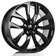 ART One 17x7 5x114.3 + 45 64.1 Gloss Black / Michelin X Ice