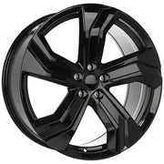 Dai R298 17x7.5 5x114.3 + 35 64.1 Gloss Black / Michelin X