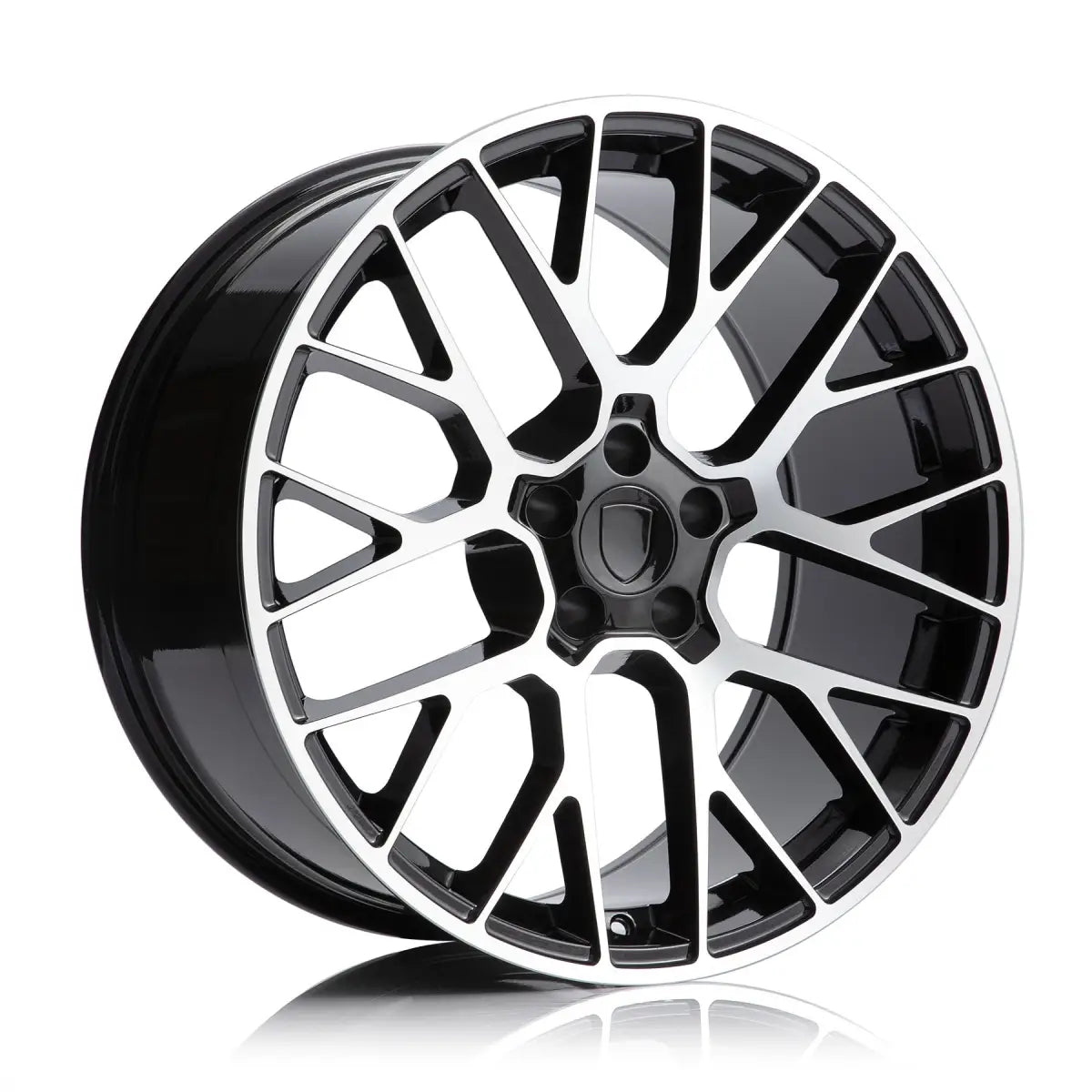 RS RP1 20x9.0 5x112 66.45 ET26 BLACK MACHINED FACE