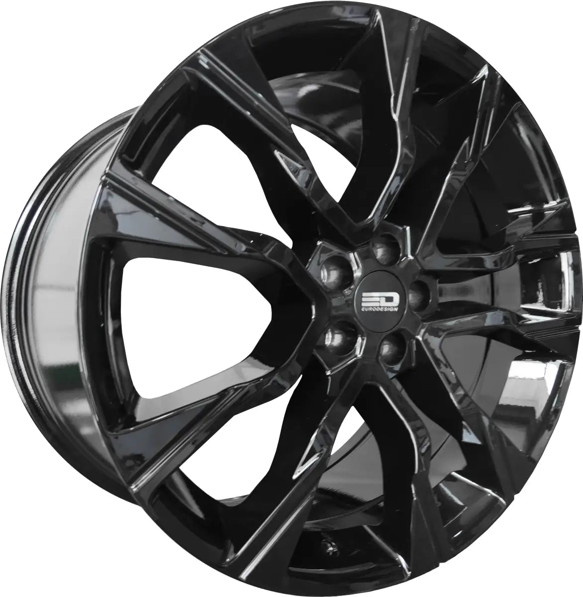 Euro Design RR-9 20x9 ET40 CB63.4 5/108 Gloss Black