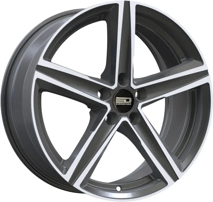 Euro Design Spa 19x8.5 ET40 CB67.1 5/108 Gunmetal Polished
