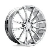 Dub S251 CLOUT 24x10.0 6x135mm ET30 CB87.1mm Chrome Plated