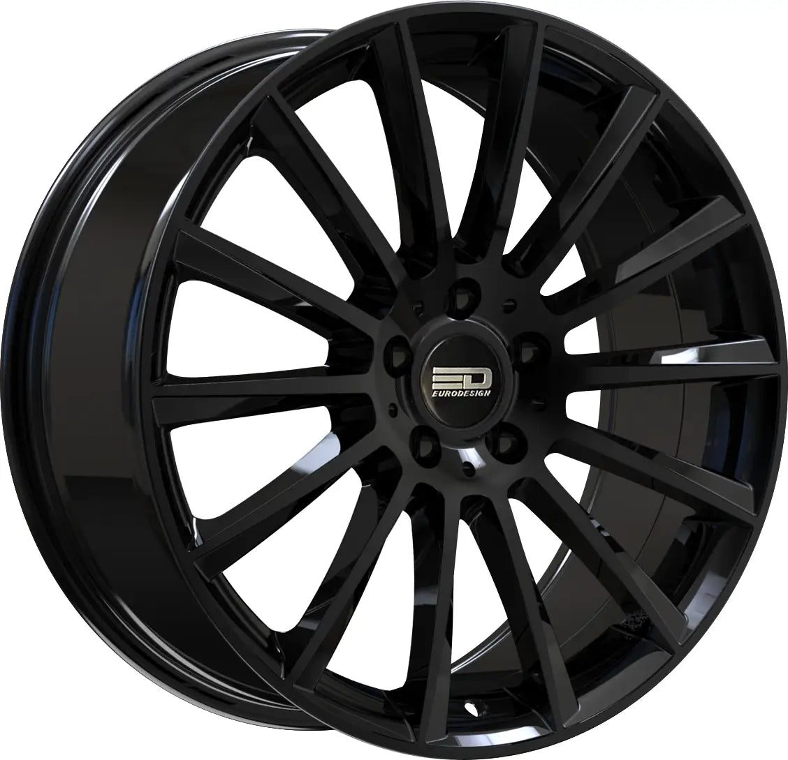 Euro Design Sacco 18x7.5 ET30 CB66.6 5/112 Gloss Black