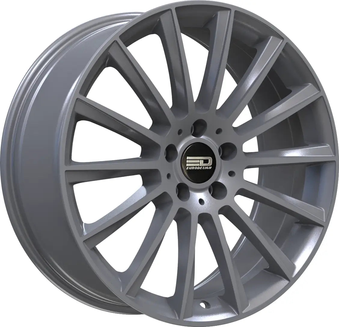 Euro Design Sacco 18x7.5 ET30 CB66.6 5/112 Matte Gunmetal