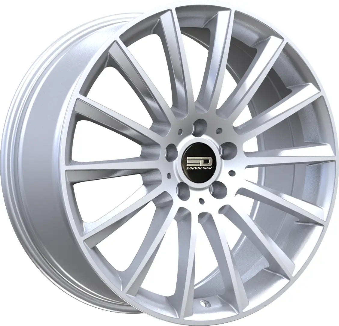Euro Design Sacco 19x8 ET30 CB66.6 5/112 Silver