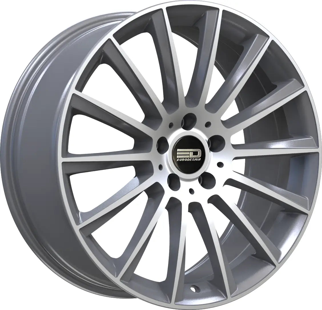 Euro Design Sacco 19x9.5 ET35 CB66.6 5/112 Gunmetal w/