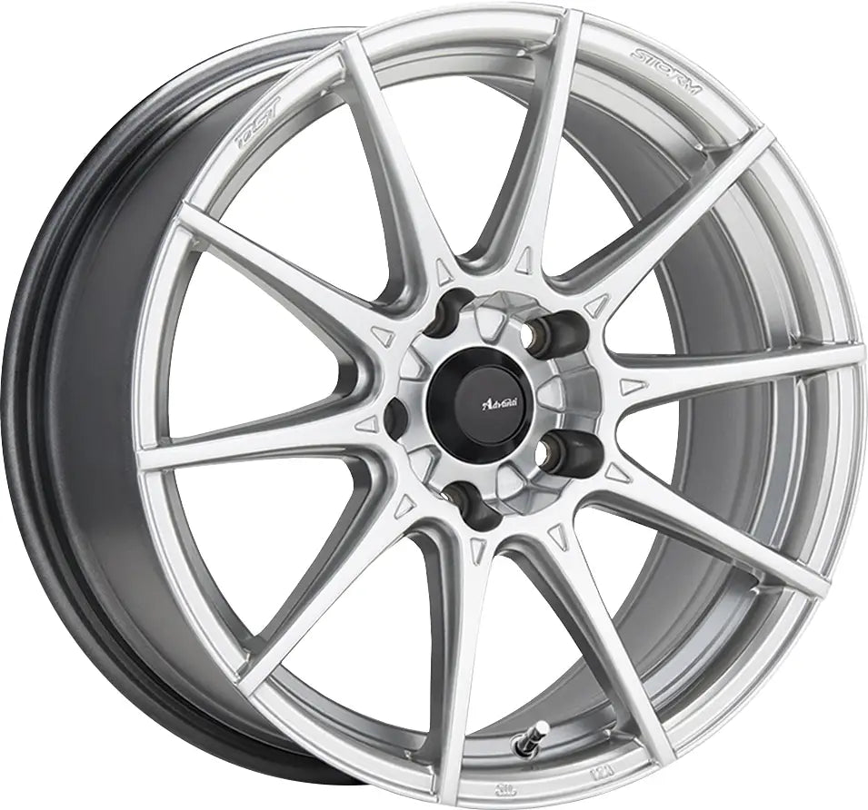 Advanti Storm S1 17x8 5x112 ET35 CB66.6 Hyper Silver