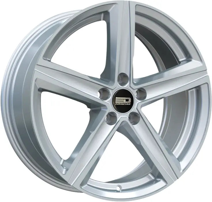 Euro Design Spa 20x8.5 ET35 CB72.6 5/120 Hyper Silver
