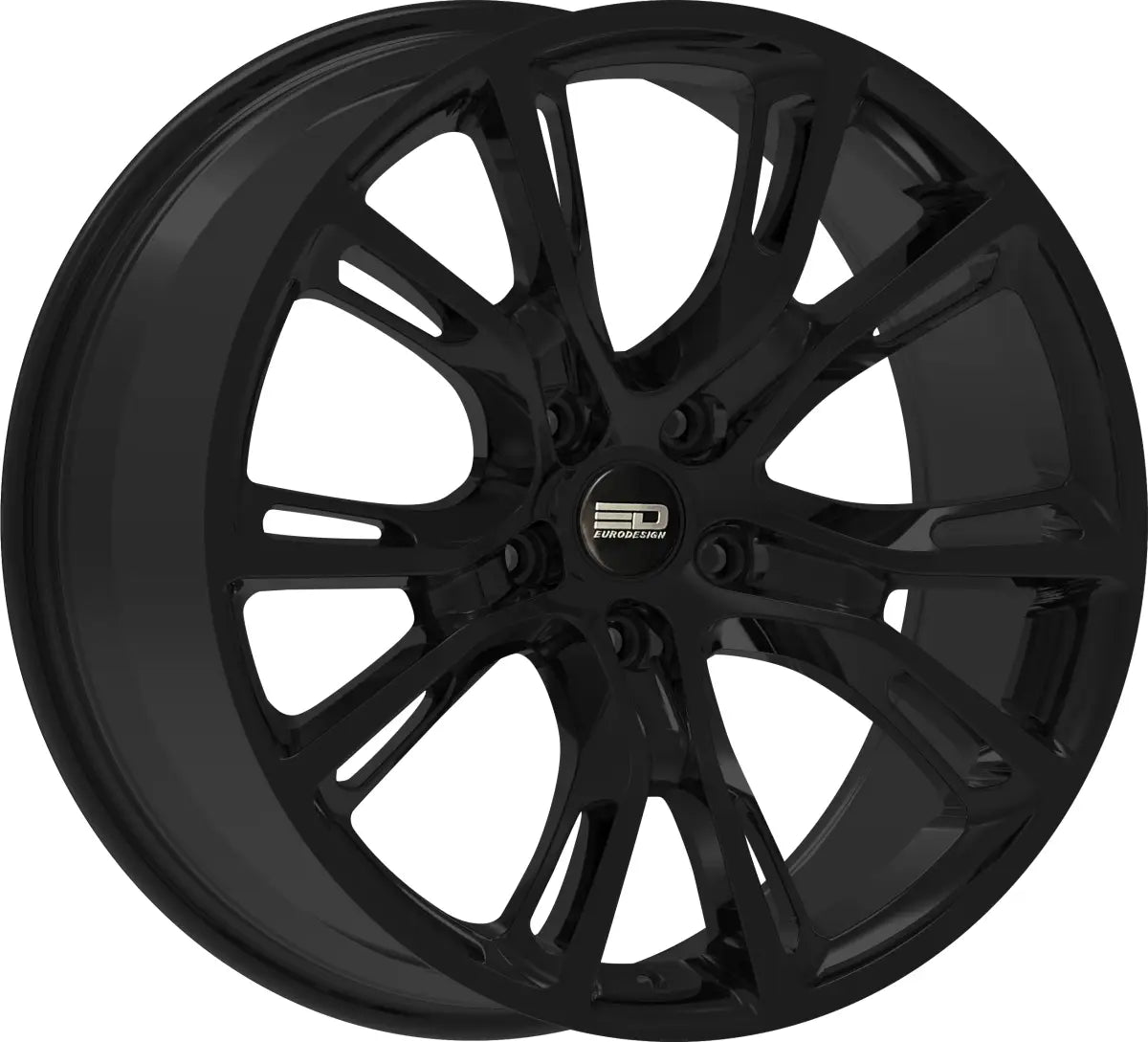 Euro Design SRT 18x8 ET42 CB63.4 5/108 Gloss Black