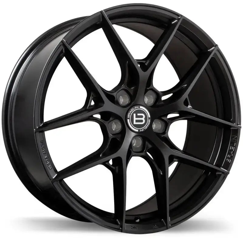 Braelin BR14 19x8.5 5x112mm + 30 66.5mm BLK / Michelin
