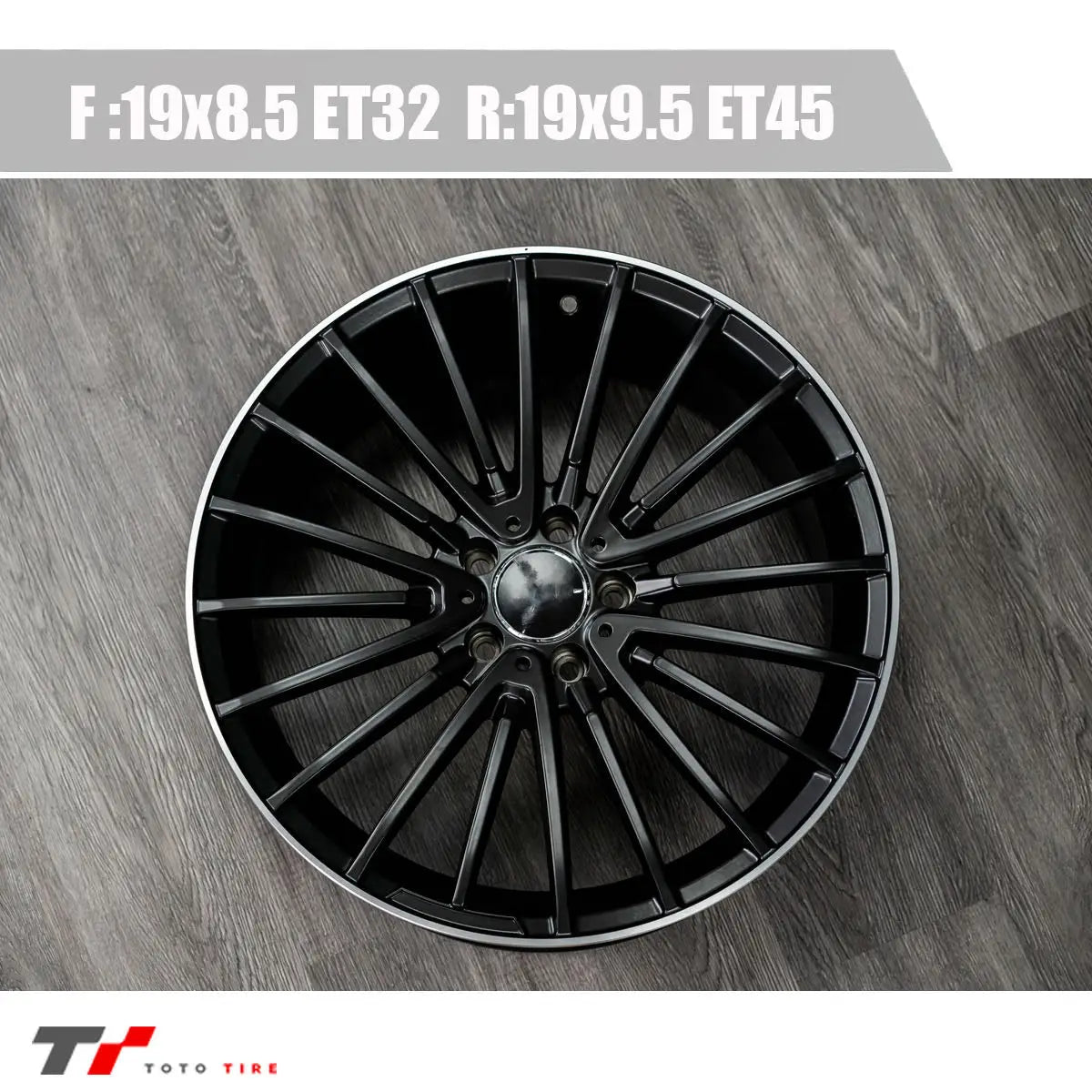 AMG Style M19 19X8.5 ET32 19X9.5 ET45 5/112 Staggered Matte