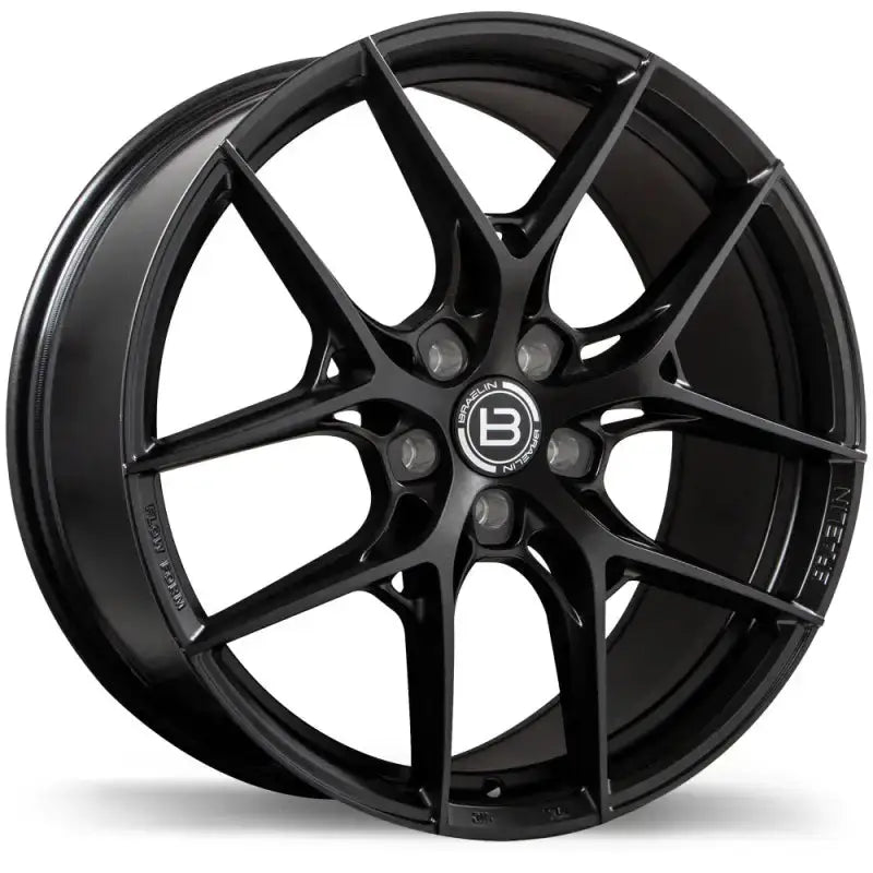 Braelin BR14 18x8.0 5x112mm + 45 57.1mm BLK / SAT