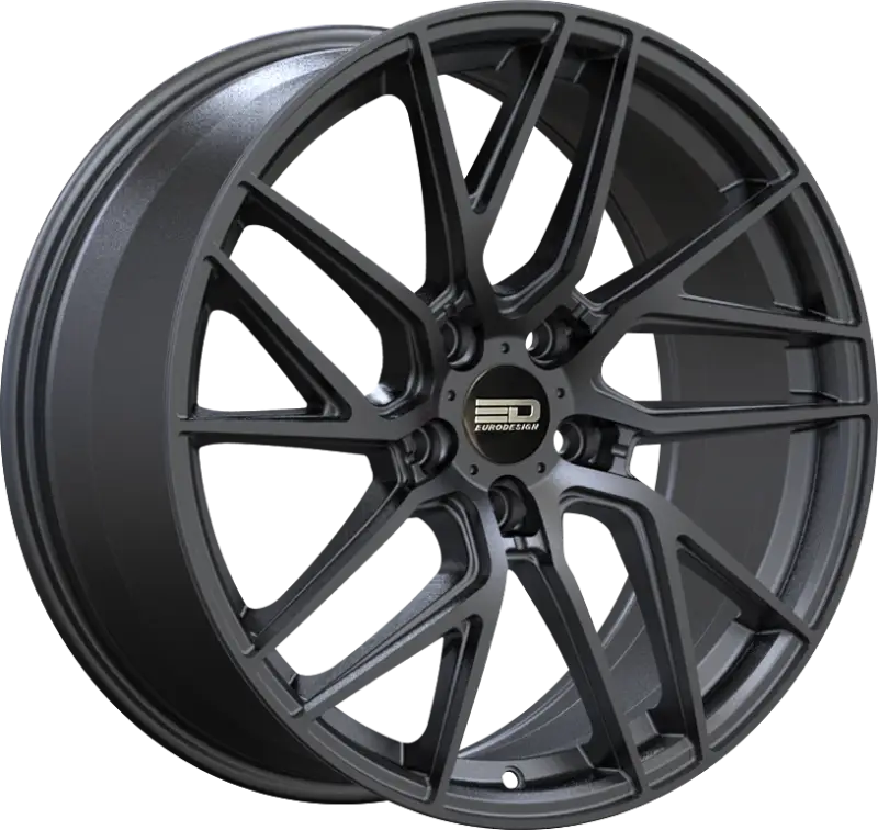 Euro Design Tech 18x8 ET42 CB63.4 5/108 Matte Black