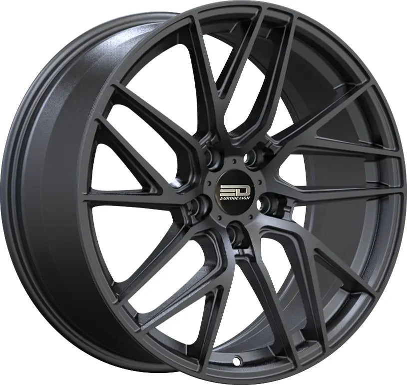 Euro Design Tech 19x8.5 ET35 CB64.1 5/120 Matte Black