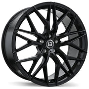 Braelin BR10 21X9 5X114.3 + 35 Flow Formed Gloss Black