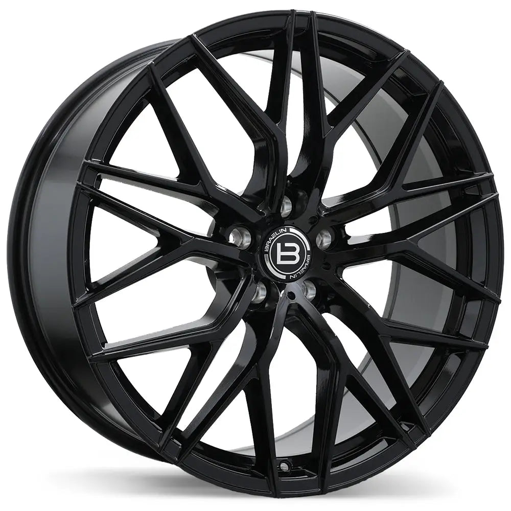 Braelin BR10 21X9 5X114.3 + 35 Flow Formed Gloss Black