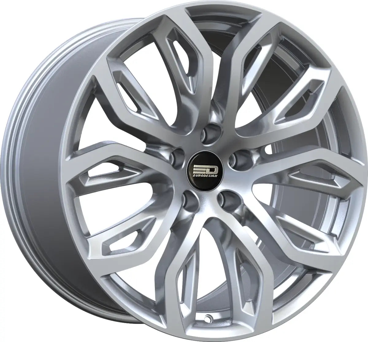 Euro Design Tillman 20x10 ET40 CB74.1 5/120 Hyper Silver