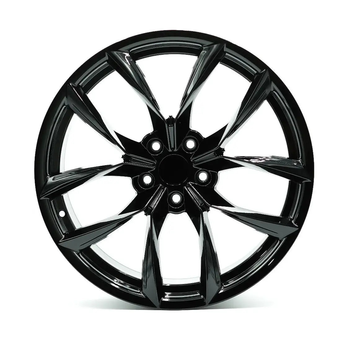 RAC TS3 18x8.5 5x114.3 + 35 71-64.1 Gloss Black Tesla Model