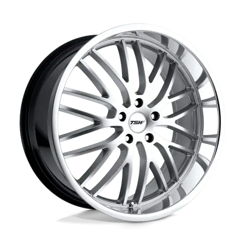 TSW SNETTERTON 17X8.0 5x120 ET20 CB76.1mm Hyper Silver W/
