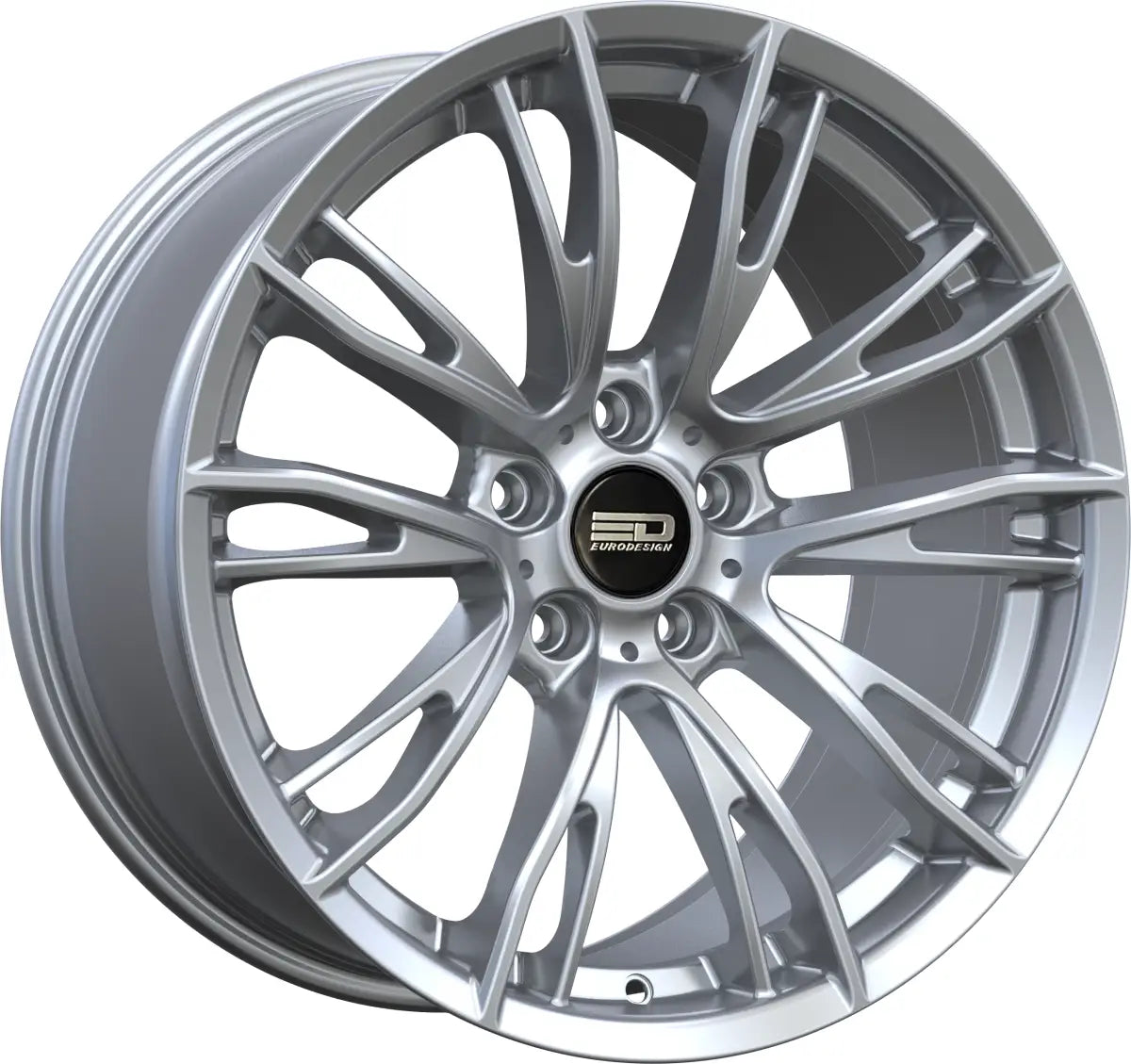 Euro Design Venice 19x8.5 ET35 CB66.6 5/112 Silver