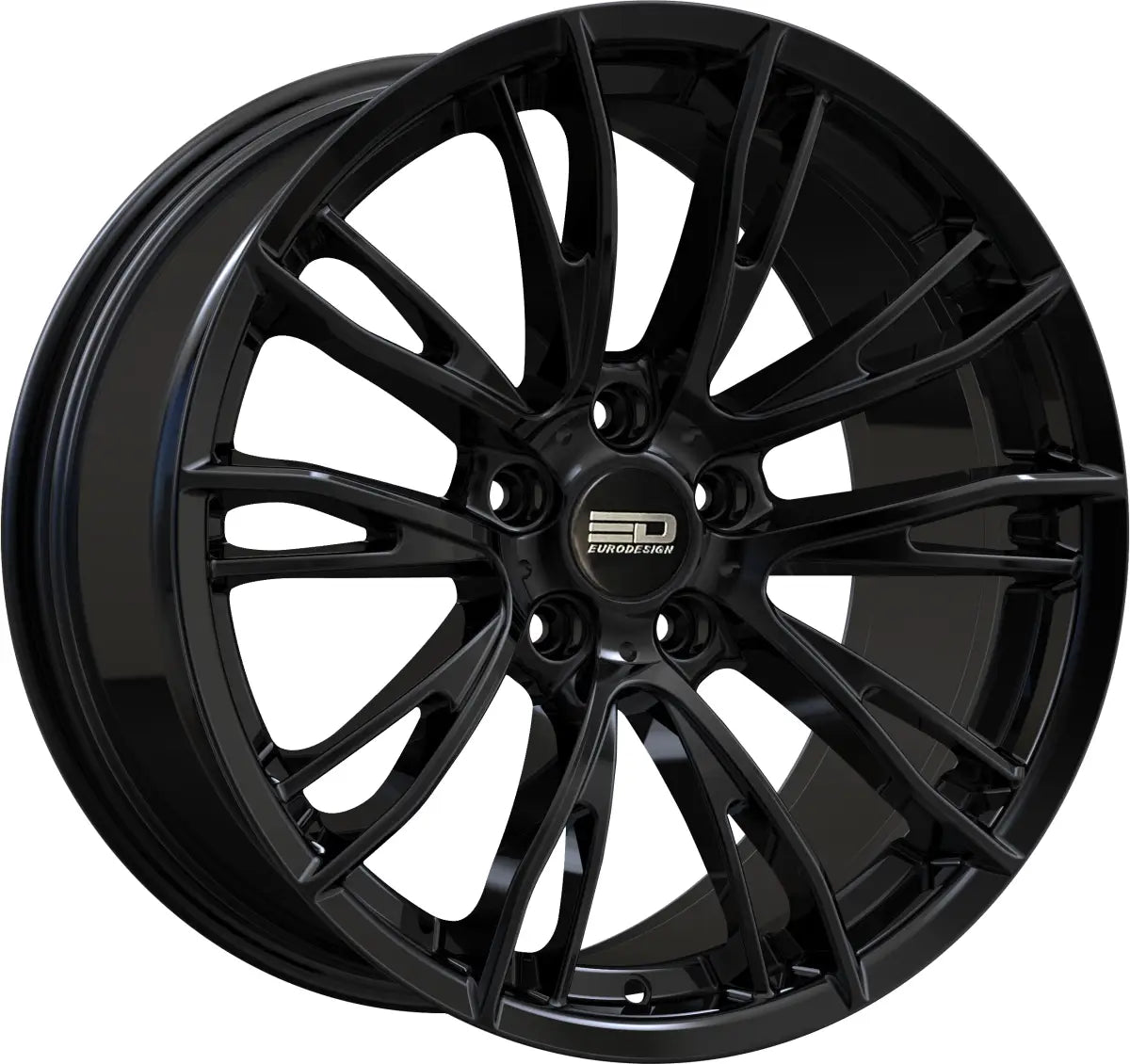Euro Design Venice 19x8.5 ET35 CB72.6 5/120 Gloss Black