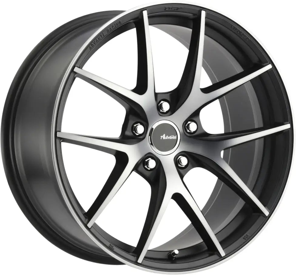 Advanti Vigoroso 17x7.5 5x114.3 ET45 CB73.1 Matte Black wx