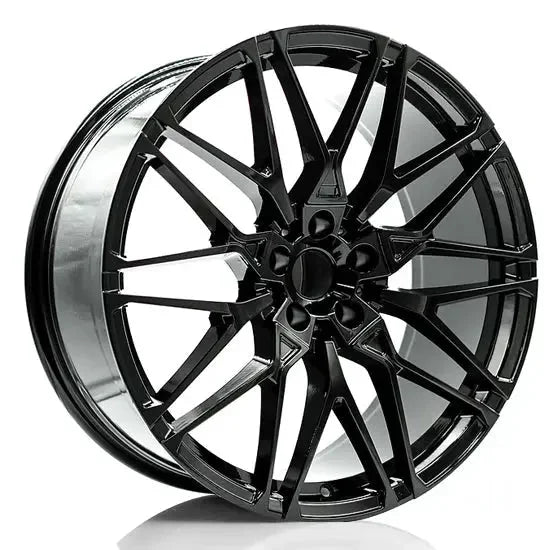 Sold Out B26 20x9 5/112 ET25 66.6 Gloss Black / Michelin