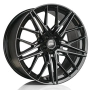 GTS G512 20x9 5/112 +20 66.6 Gloss Black / Dunlop SP Winter