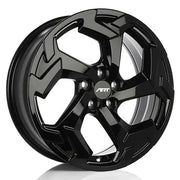 ART R221 17x7 5x100 +45 56.1 Gloss Black / Michelin X-Ice