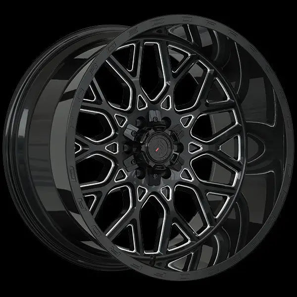 Forged Wheels XR109 22x12.0 8x170 ET-44 CB125.1 Gloss Black
