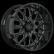 Forged Wheels XR109 22x12.0 8x180 ET-44 CB125.2 Gloss Black